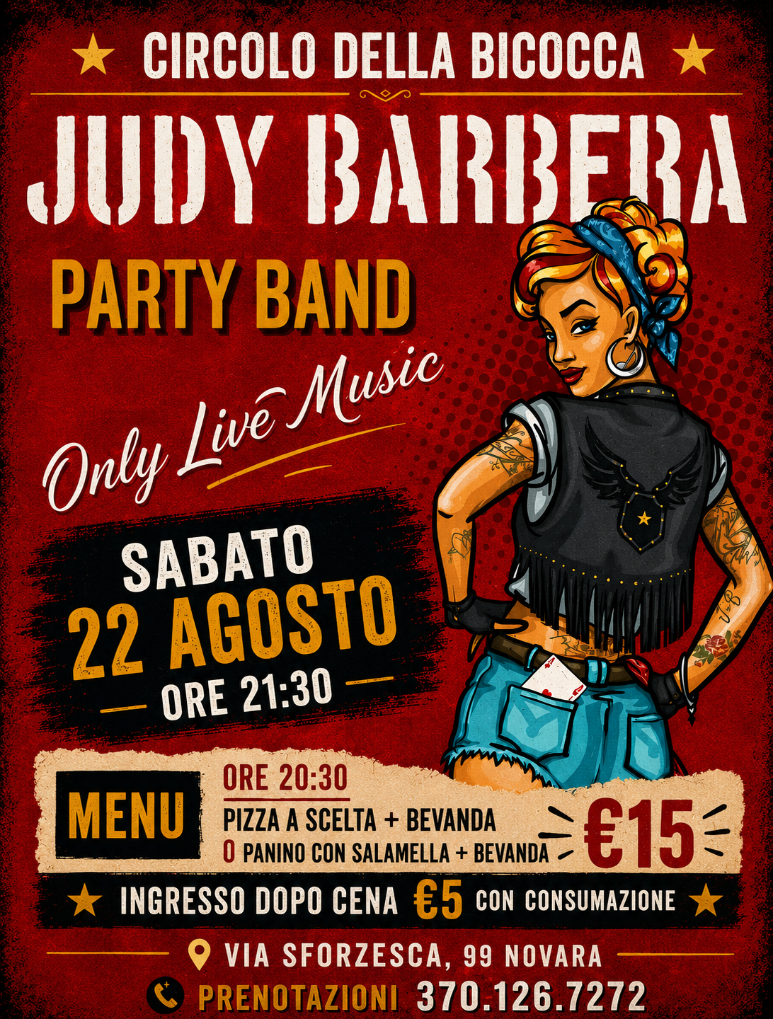 Locandina Judy Barbera Dance & Roll
