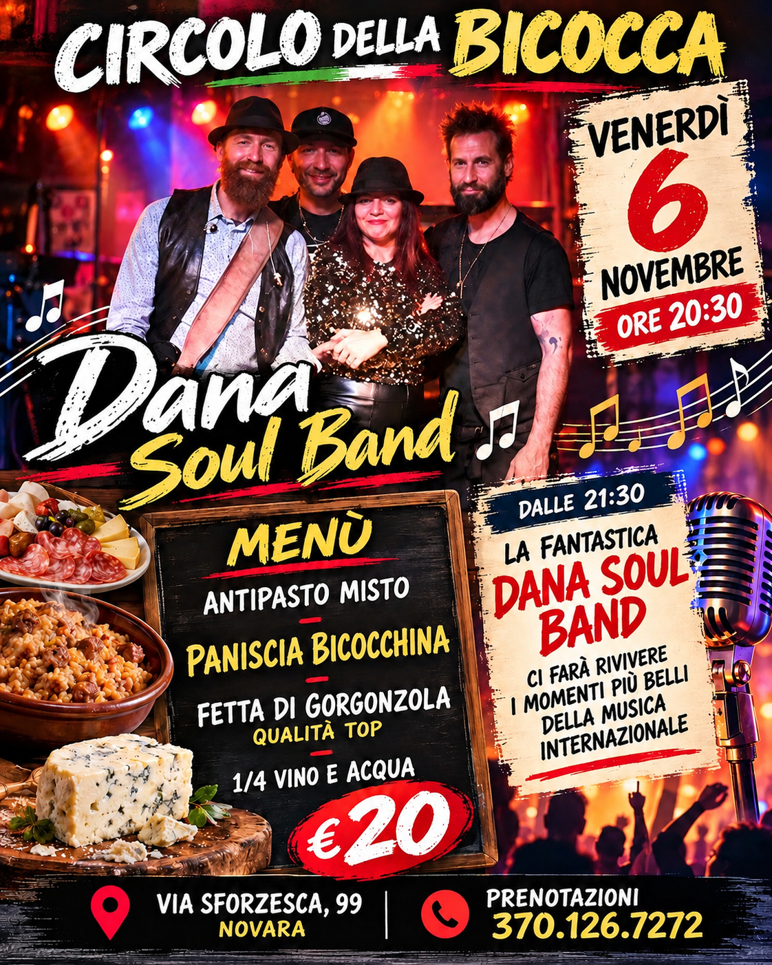Locandina Dana Soul Band