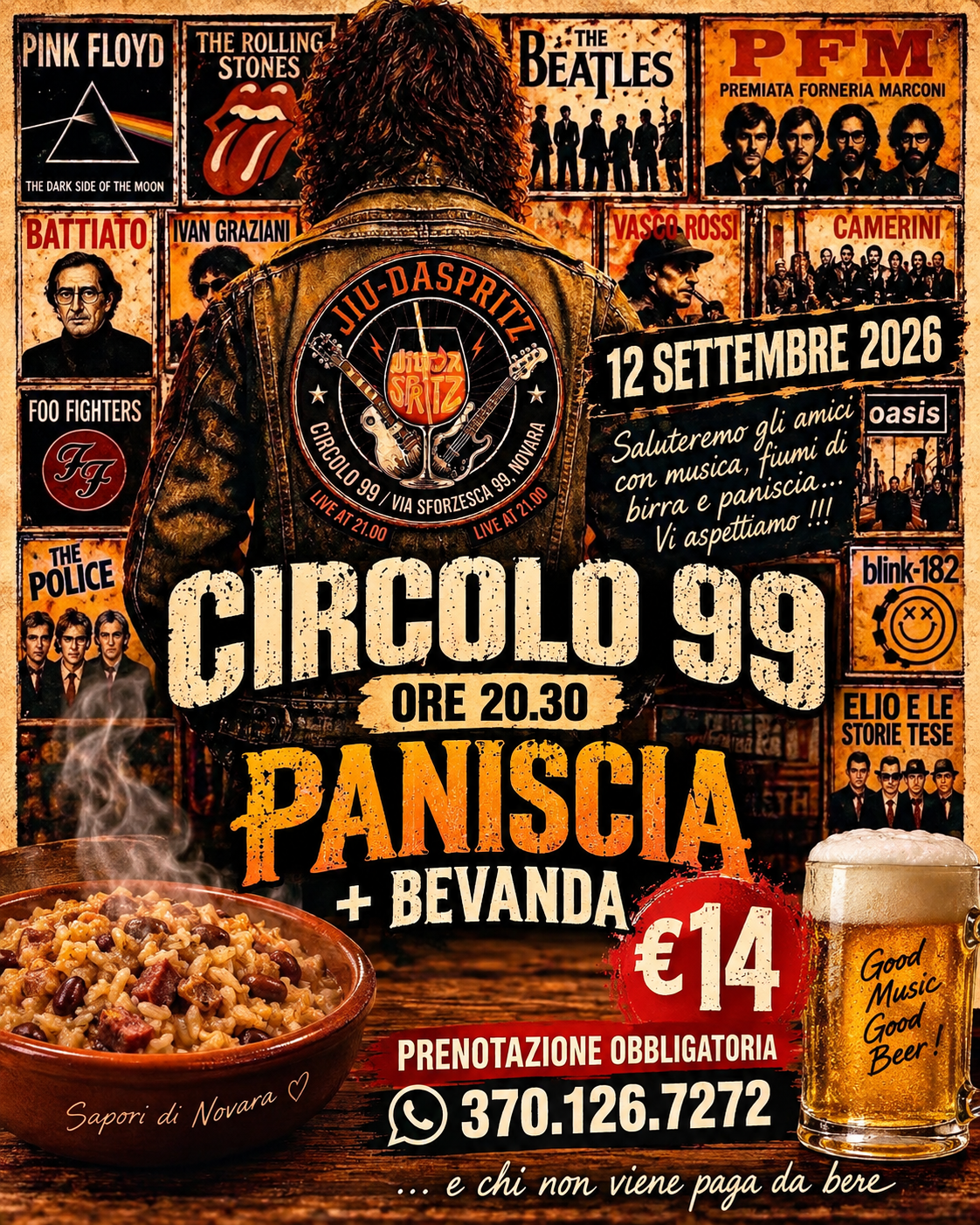 Locandina SERATA ASSOCIAZIONE REDUCI OSPEDALE MAGGIORE